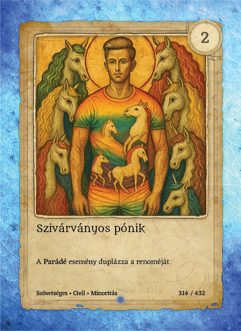 Szivárványos pónik