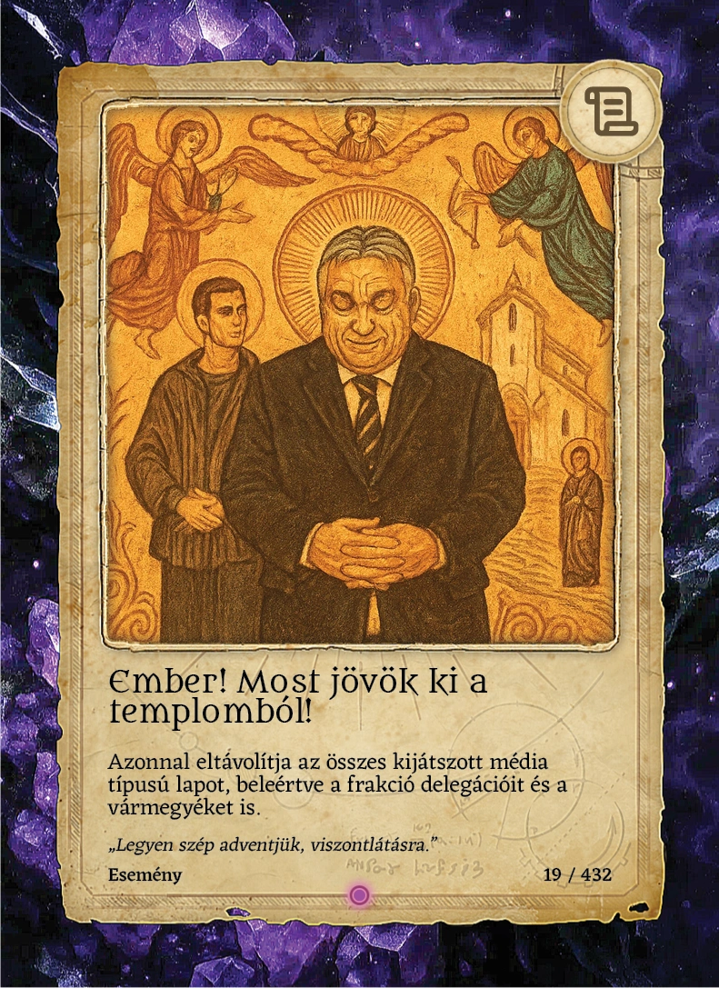 Ember! Most jövök ki a templomból!