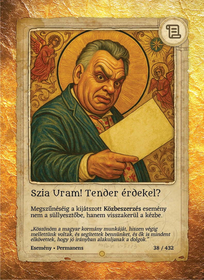Szia Uram! Tender érdekel?