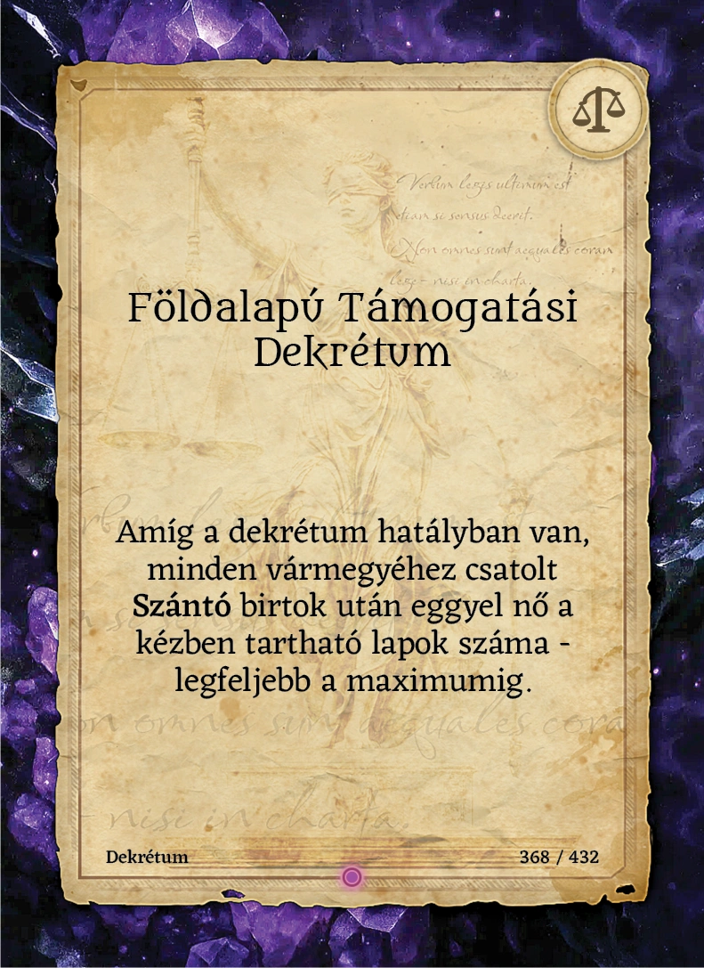 Földalapú Támogatási Dekrétum