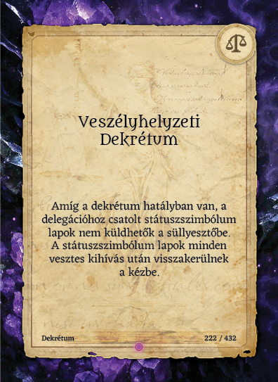 Veszélyhelyzeti Dekrétum