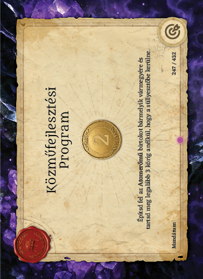 Közműfejlesztési Program