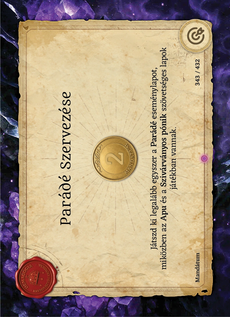 Parádé Szervezése