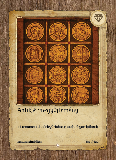 Antik érmegyűjtemény