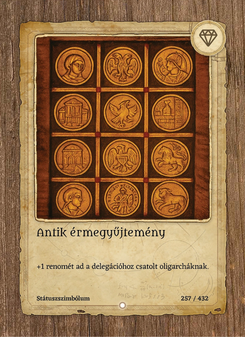 Antik érmegyűjtemény