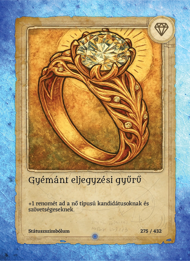 Gyémánt eljegyzési gyűrű