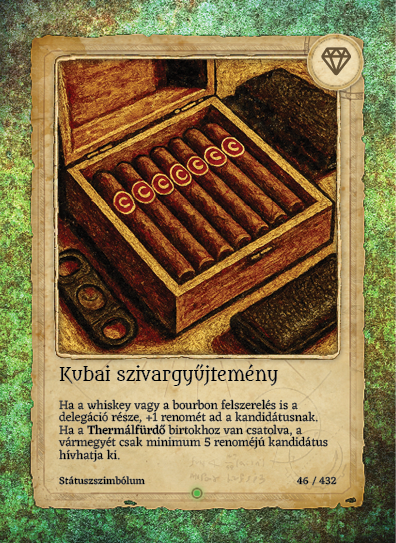 Kubai szivargyűjtemény