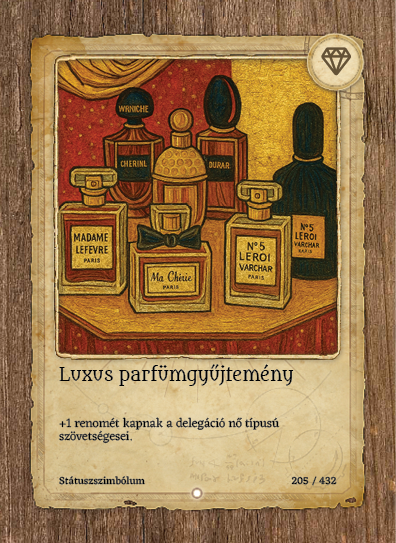 Luxus parfümgyűjtemény