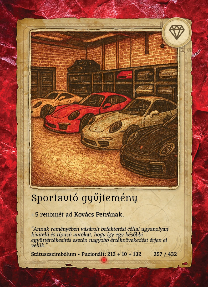 Sportautó gyűjtemény