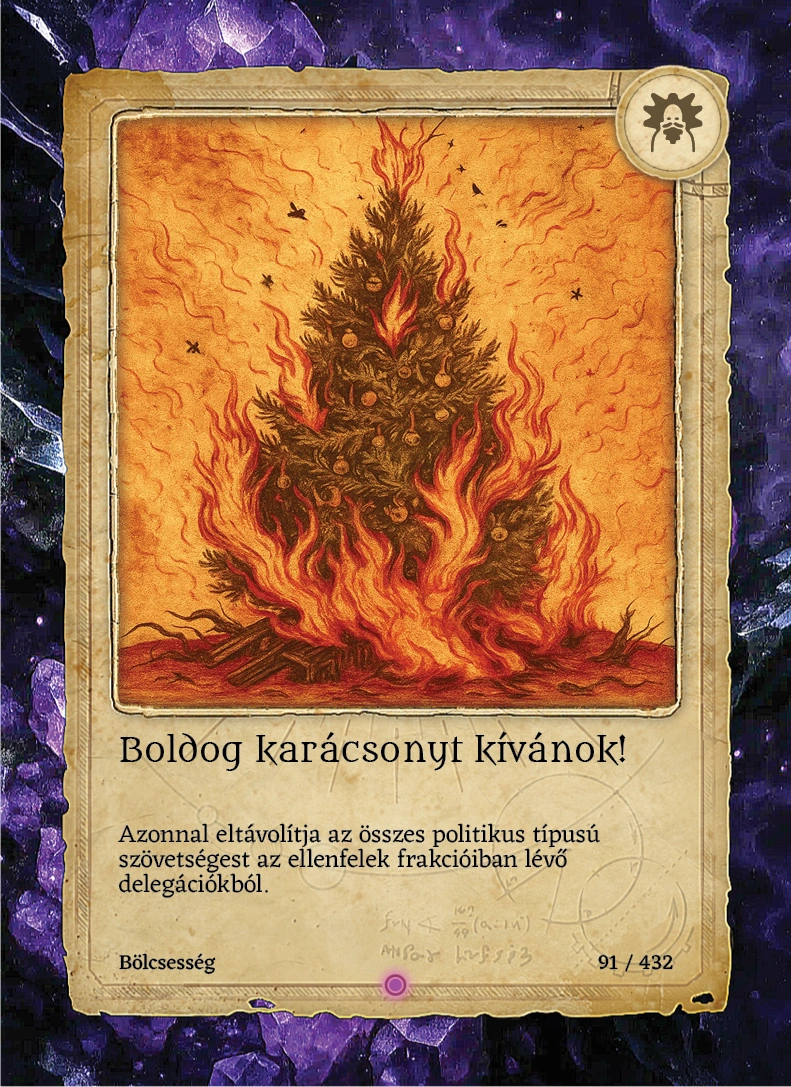 Boldog karácsonyt kívánok!