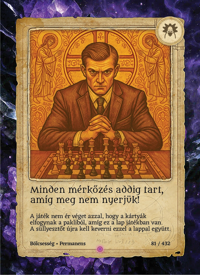 Minden mérkőzés addig tart, amíg meg nem nyerjük!