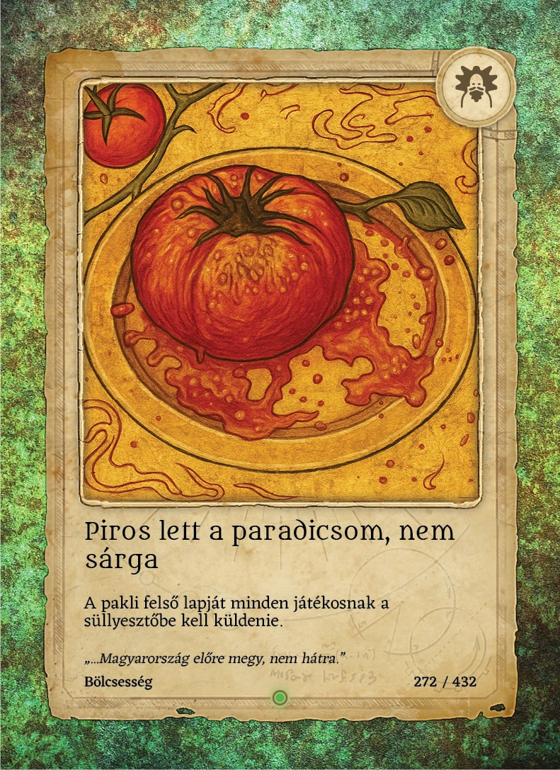 Piros lett a paradicsom, nem sárga